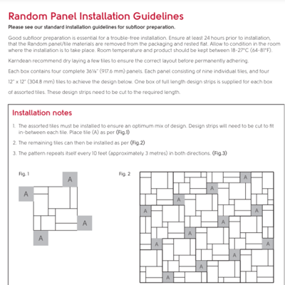 Karndean Commercial basketweave installation guide