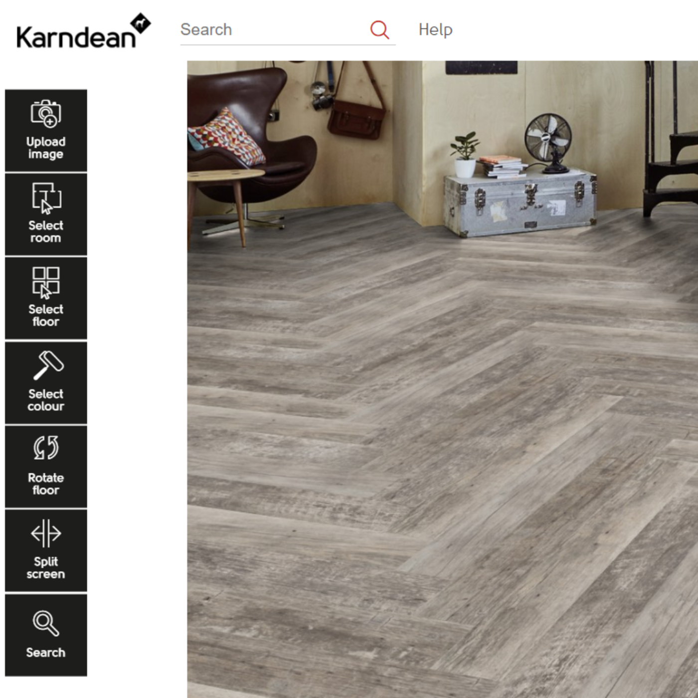 Karndean Commercial room visualiser