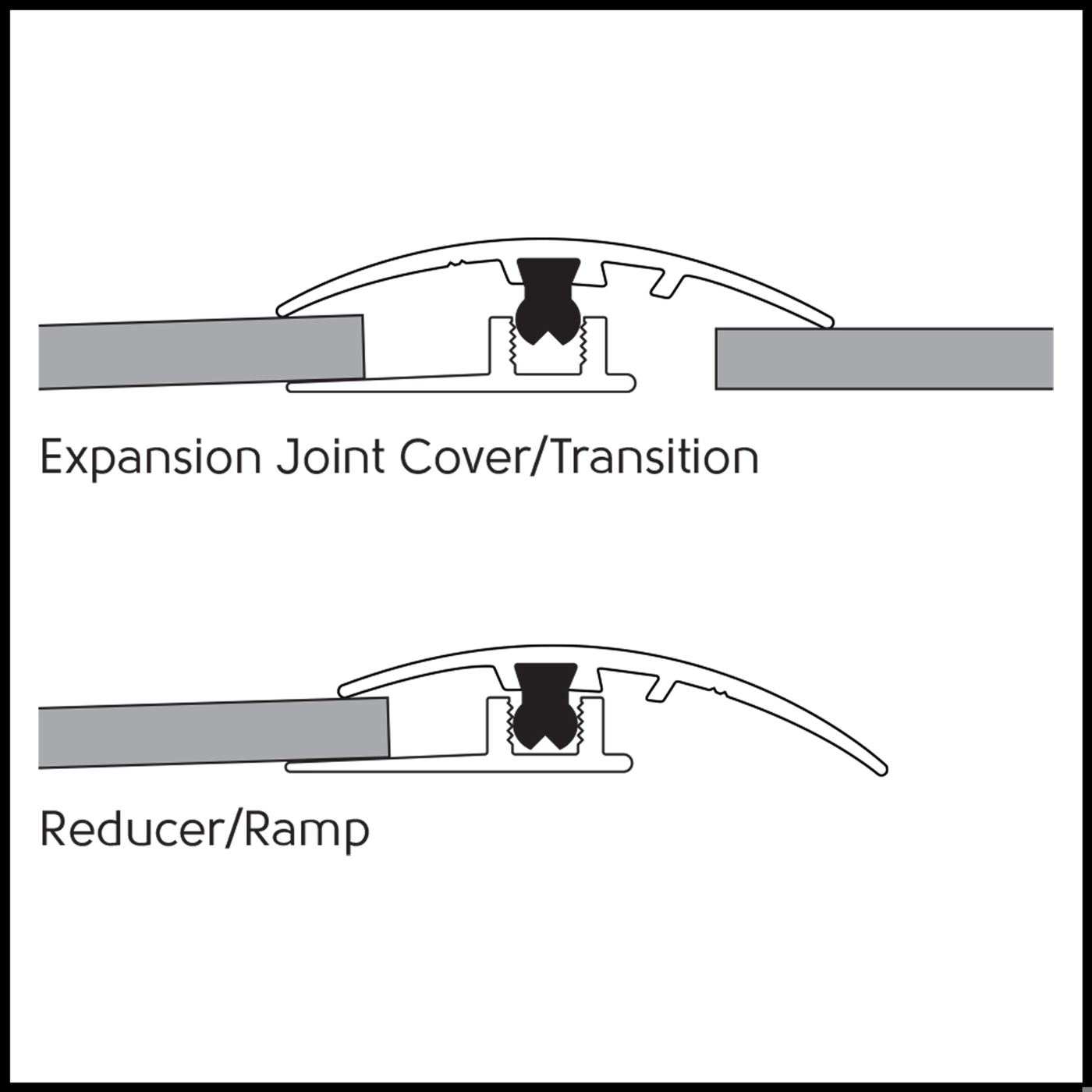 Multi trim cap flooring accessory illustration 