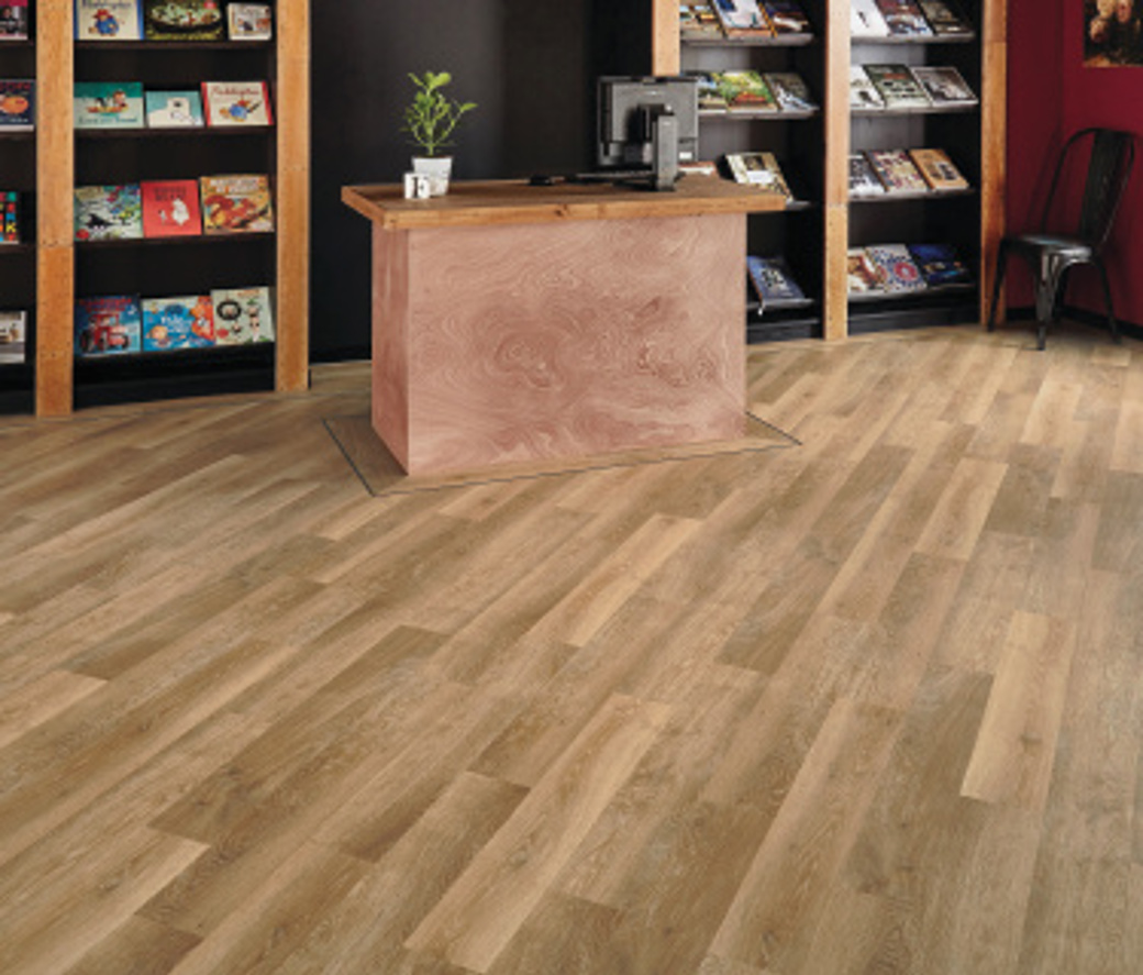 Pale Limed Oak KP94 in a book store