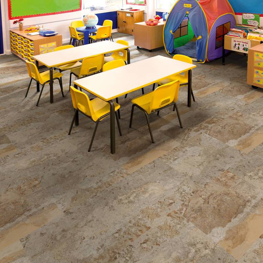 Georgia LLT206 tiles in a preschool classroom 