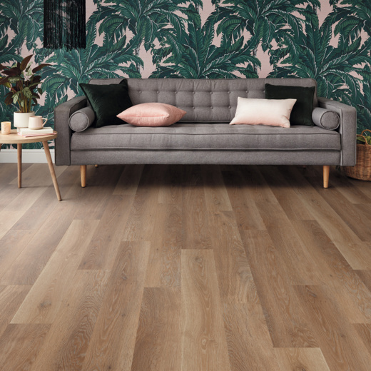 Pale Limed Oak SCB-KP94-6 in a living room Knight Tile