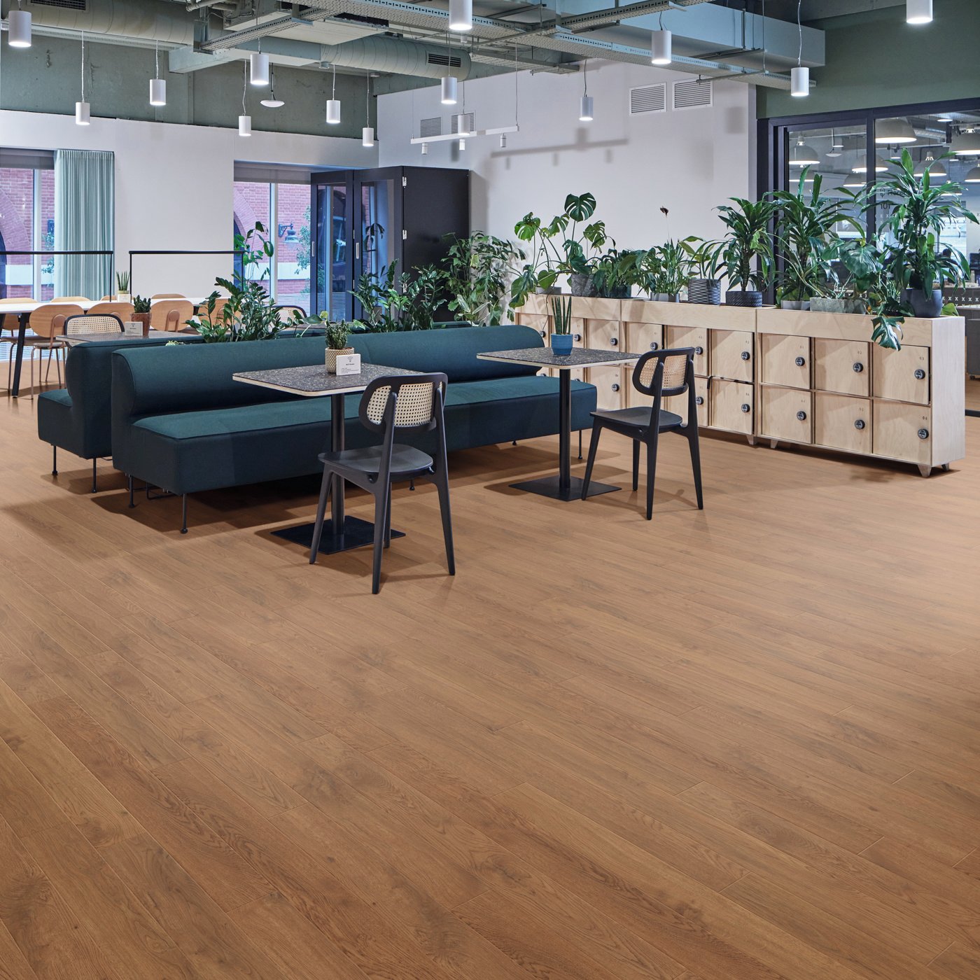 Lorenzo Warm Oak RL51 | AKP-RL51 floors in an office