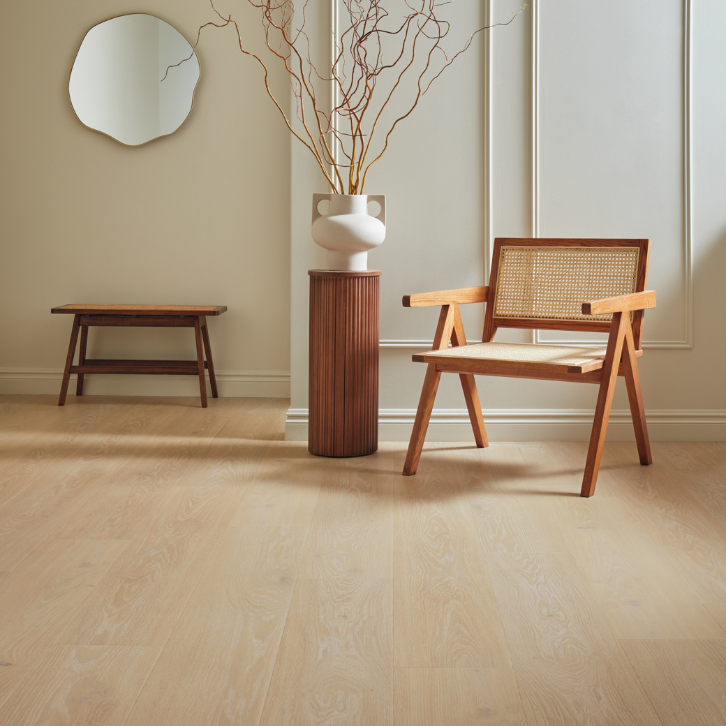 Modern sitting area with Pale Artisan Oak RL32 | AKP-RL32 floors