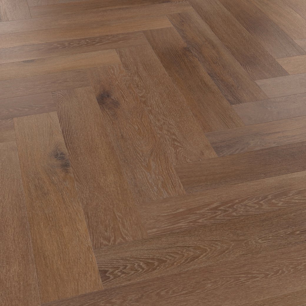 Palio Express Richmond Oak herringbone angled photo